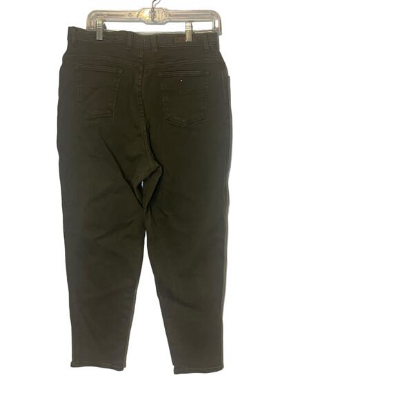 Gloria Vanderbilt Vintage 90s Women's Plus Size 18 Short High Rise Green Jeans - Picture 4 of 10